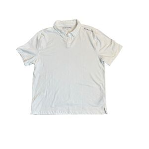 Municipal Performance Polo Shirt Men’s Large White Athletic Golf Stretch